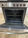 Ge Used Electric Stove 220volts (40/50 AMP) 24inches {4 prong} (Stainless Steel) 