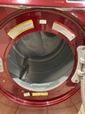 Samsung Used Electric Dryer 220volts (30 AMP) 27inches {3 prong} (Merlot)