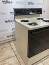 Hotpoint Used Electric Stove 220volts (40/50 AMP) 30inches {no cord} (Bisque/Black)