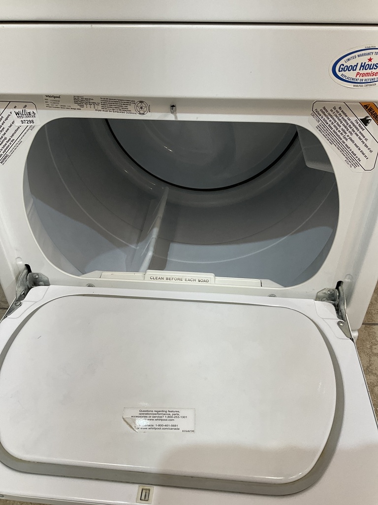 Whirlpool Used Natural Gas Dryer 27inches 