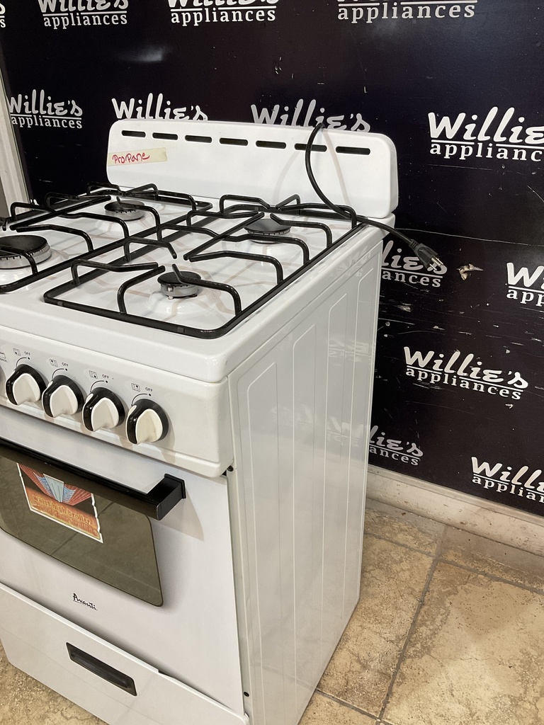 Avanti Used Gas Propane Stove 24inches (White)