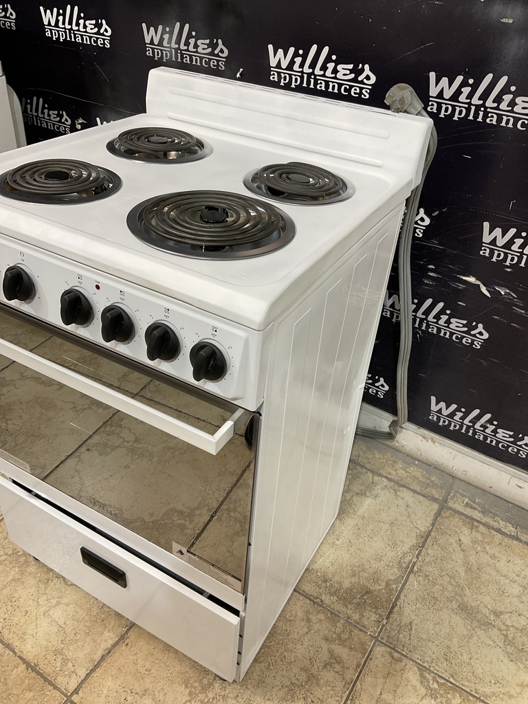 Premium Levella Used Electric Stove 220volts (40/50 AMP) 23 1/2” {3 prong} (White) 