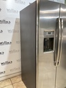 Ge Used Refrigerator Side by Side 36x69 1/2’ (Stainless Steel)