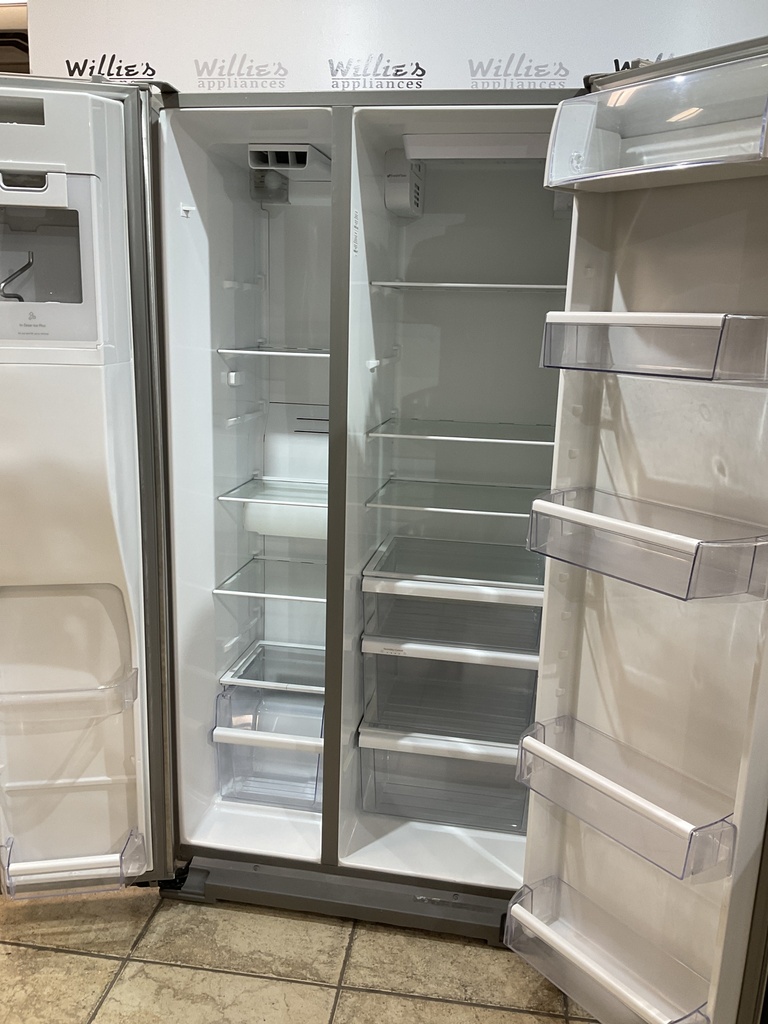 Whirlpool Used Refrigerator Side by Side 36x68 1/2” 