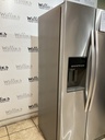 Whirlpool Used Refrigerator Side by Side 36x68 1/2” 