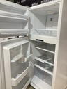 Ge Used Refrigerator Top and Bottom 30x66 1/2” (White) 