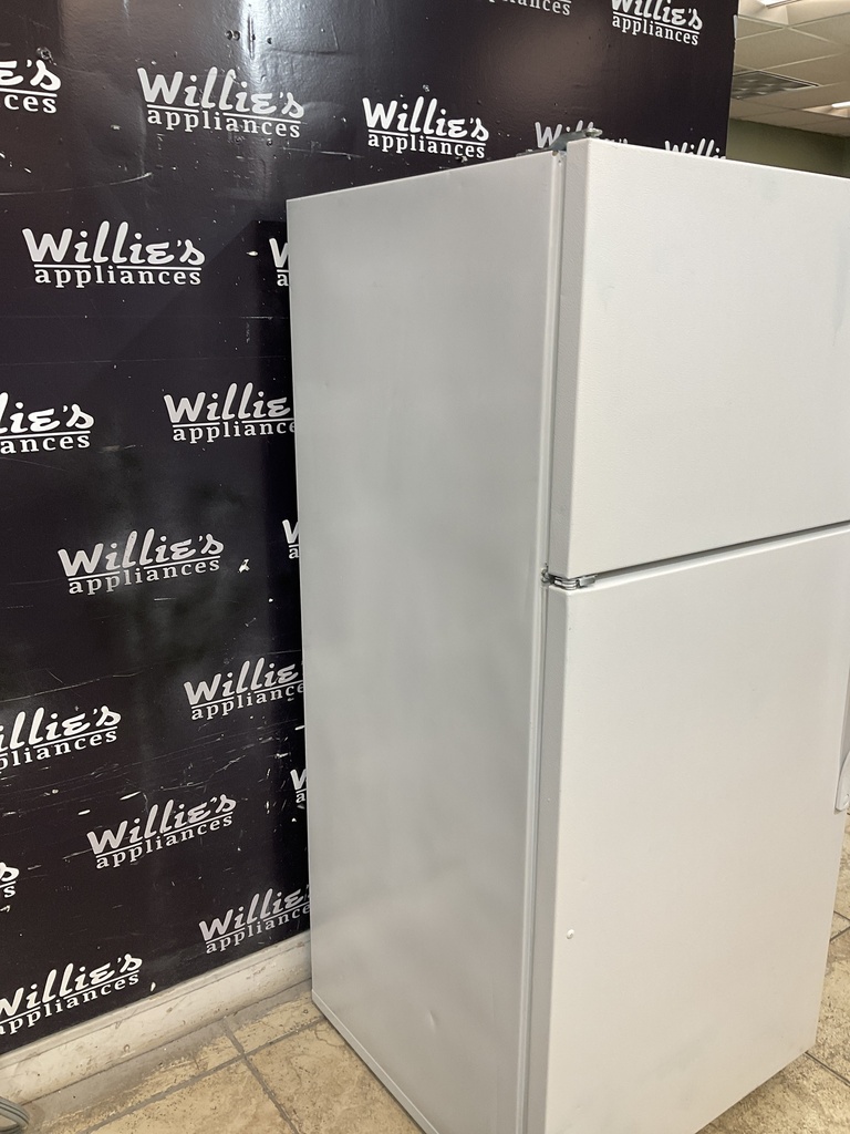Whirlpool Used Refrigerator Top and Bottom 28x62 1/2” (White)