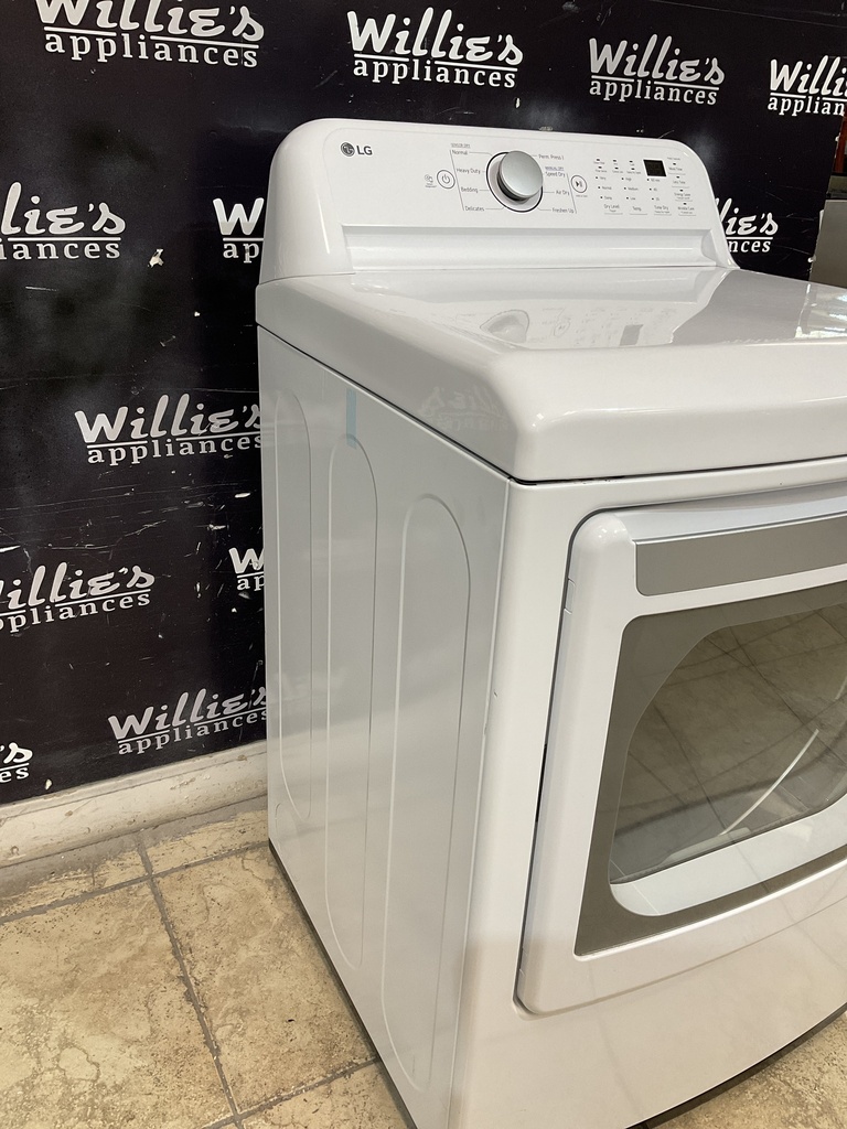 Lg Used Electric Dryer 220volts (30 AMP) 27inches {3 prong} (White) 