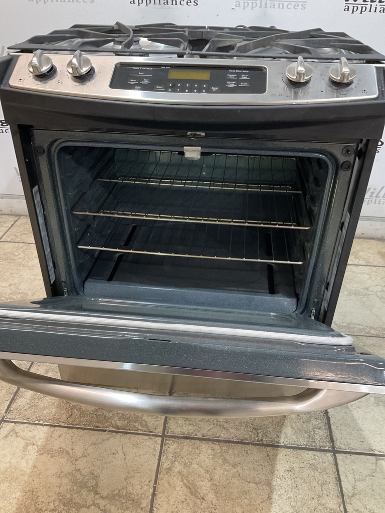 Ge Used Natural Gas Stove 30inches (Stainless Steel)