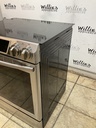 Samsung Used Electric Stove 220volts (40/50 AMP) 30inches {no cord} (Stainless steel) 