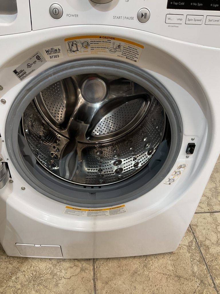 Kenmore Used Washer Front-load 27inches (White)