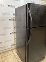 Frigidaire Used Refrigerator Top and Bottom 30x65 1/2” (Black)