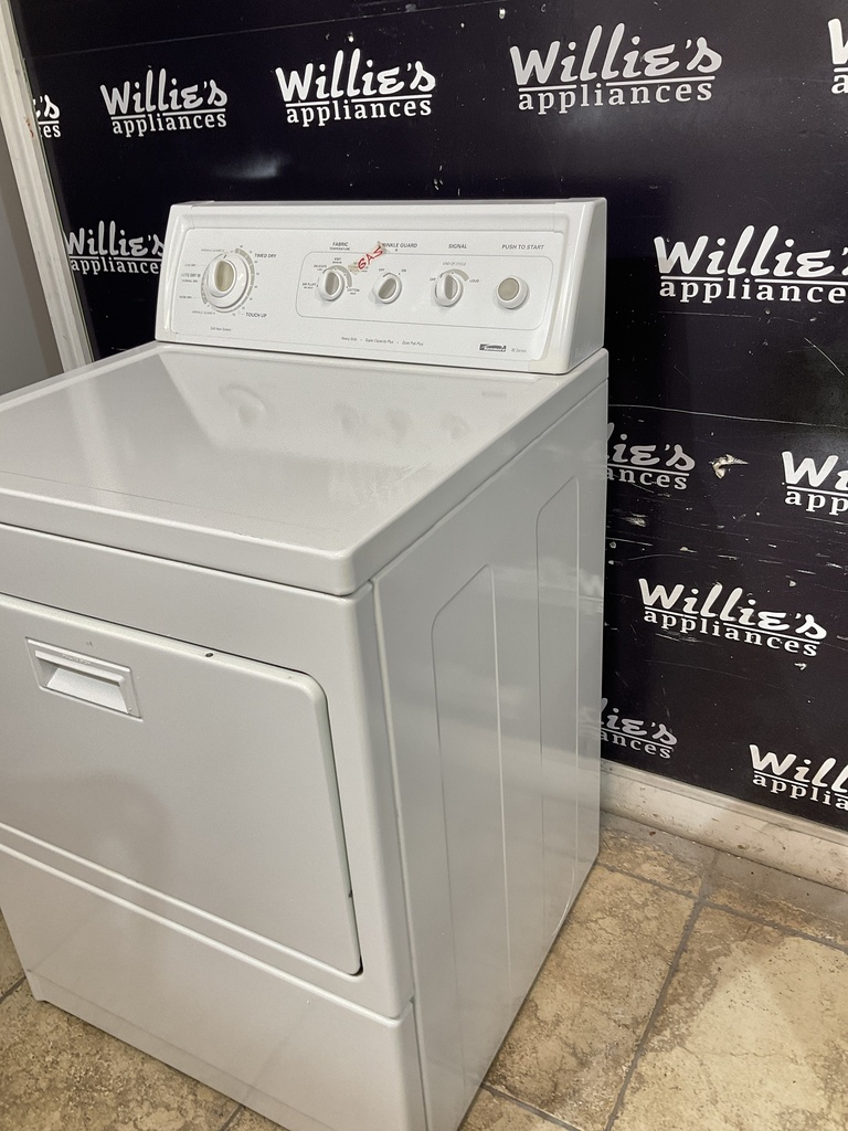 Kenmore Used Natural Gas Dryer 27inches (White) 