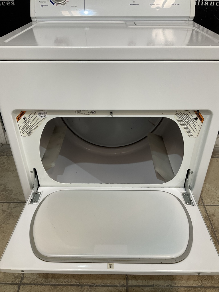 Whirlpool Used Electric Dryer 220volts (30 AMP) 29inches {4 prong} (White) 