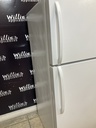 Frigidaire Used Refrigerator Top and Bottom 28x59 1/2 (white);