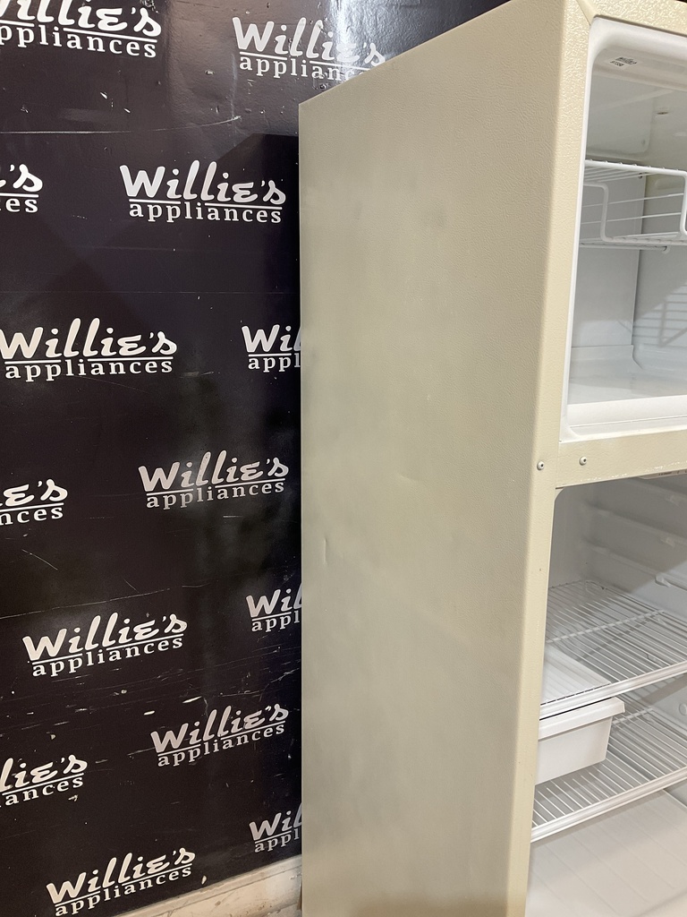 Hotpoint Used Refrigerator Top and Bottom 28x64 1/2” (Bisque) 