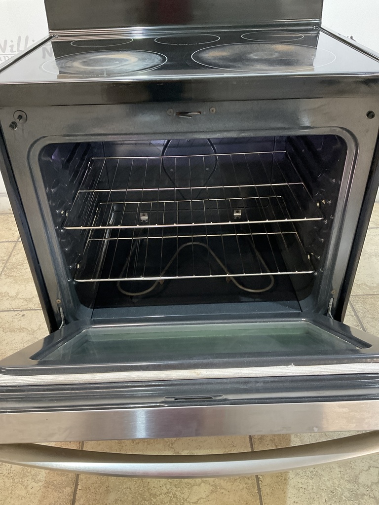 Frigidaire Used Electric Stove 220volts (40/50 AMP) 30inches {4 prong} (Stainless Steel) 30inches 