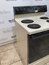 Hotpoint Used Electric Stove 220volts (40/50 AMP) 30inches {no cord} (Bisque/Black)