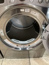 Lg Used Electric Set Washer/Dryer Front-load 220volts (30 AMP) 27inches {4 prong} (Grey)