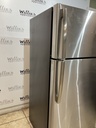 Ge Used Refrigerator Top and Bottom 28x64 1/2” (Stainless Steel) 