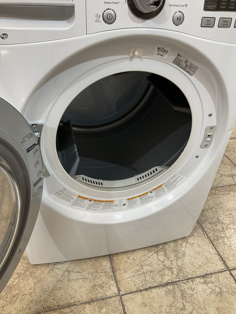 Lg Used Natural Gas Dryer 27inches (White) 
