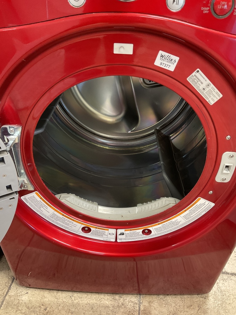 Lg Used Natural Gas Dryer 27inches (Red) 