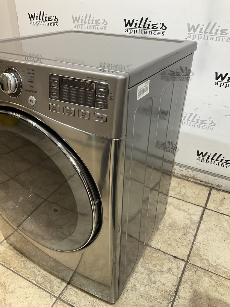 Lg Used Electric Dryer 220volts (30 AMP) 27inches {3 prong} (Grey) 