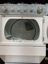 Whirlpool Used Electric Unit Stackable 220volts(30 AMP) 27x72 1/2” {3 prong} (White)