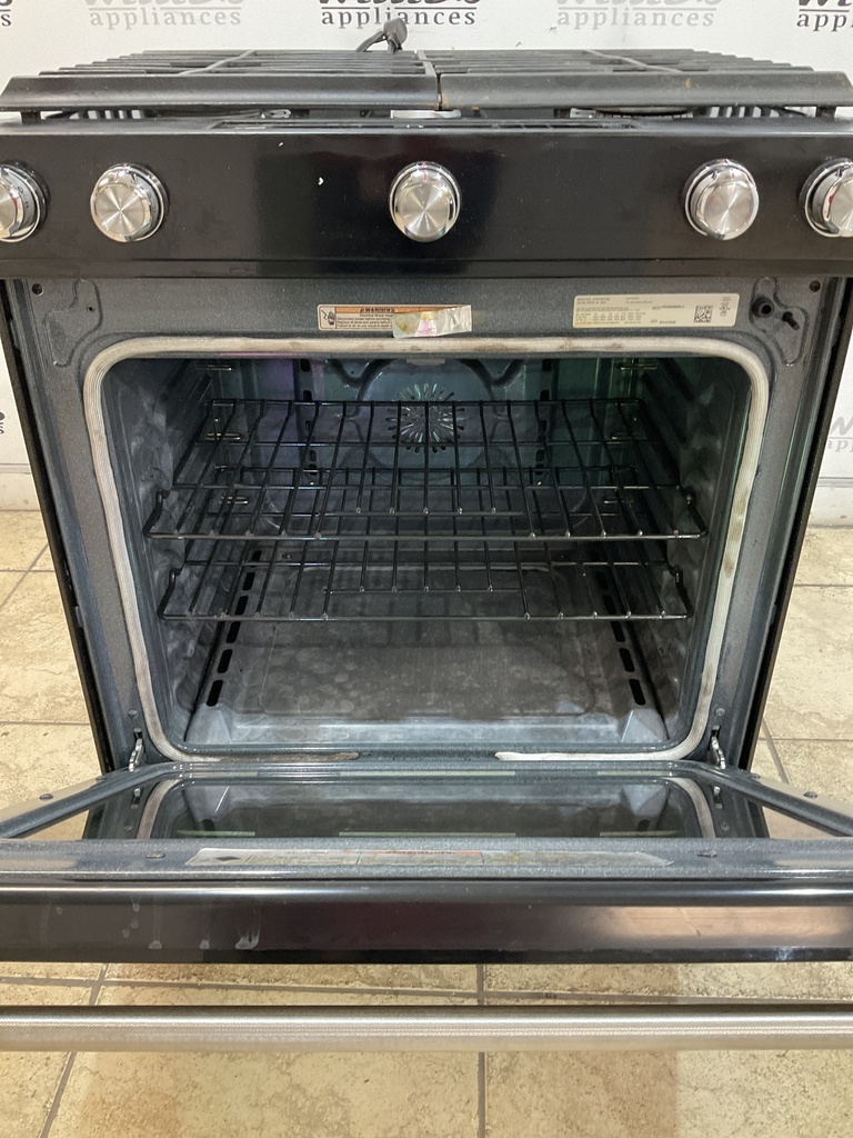 KitchenAid Used Natural Gas Stove 30inches (Black) 