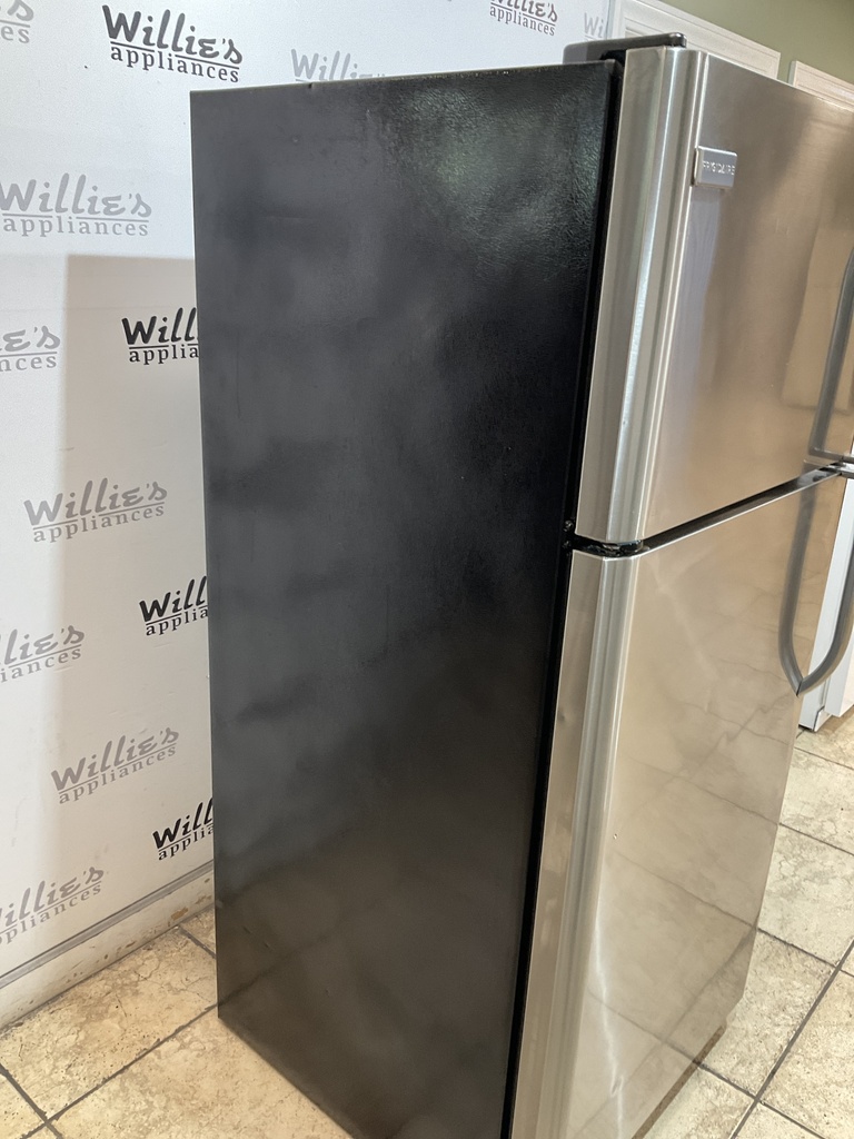 Frigidaire Used Refrigerator Top and Bottom 30x65 1/2’ (Stainless Steel) 