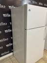 White Westinghouse Used Refrigerator Top and Bottom 30x65 1/2” (White) 