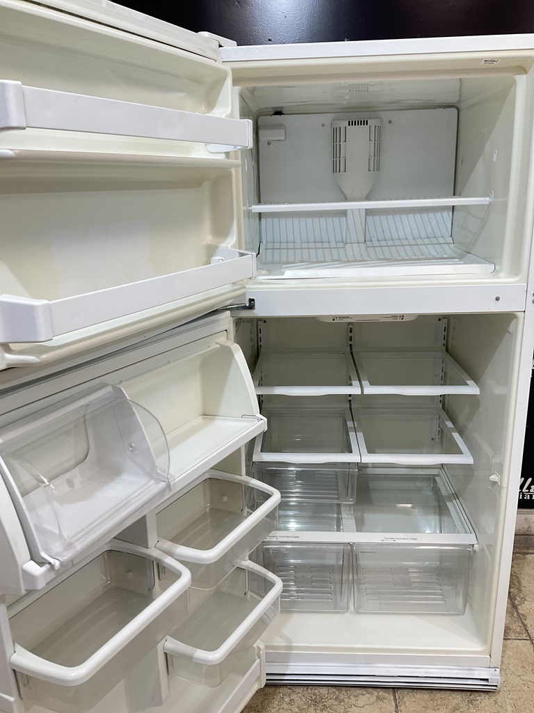 Whirlpool Used Refrigerator Top and Bottom 30x65 1/2” 