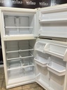 Kenmore Used Refrigerator Top and Bottom 30x65 1/2” (Bisque) 