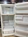 Ge Used Refrigerator Top and Bottom 28x67 (Bisque) 