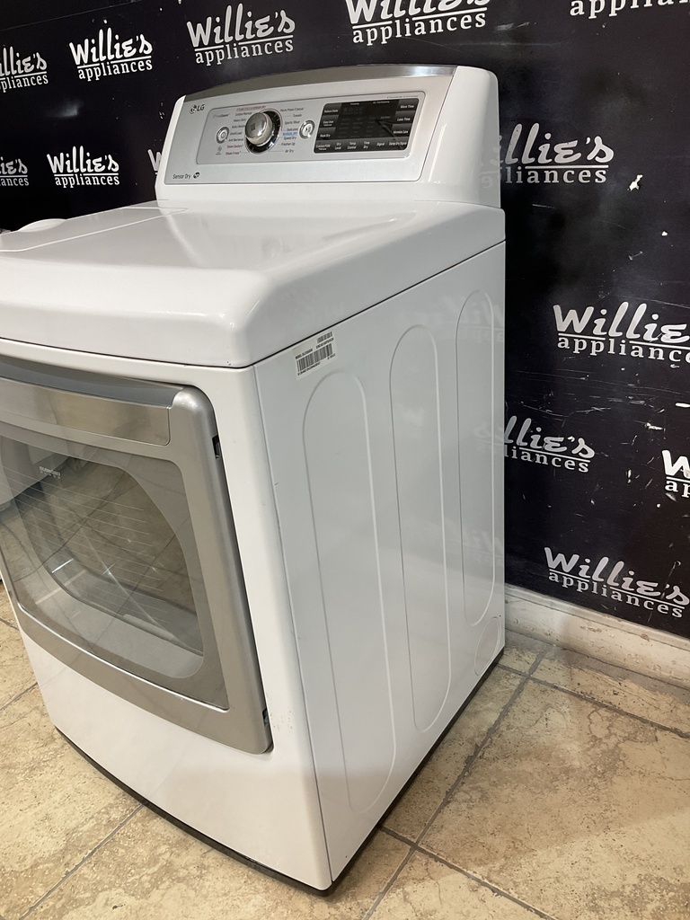 Lg Used Electric Dryer 220volts (30 AMP) 27inches {3 prong} (White)