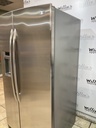 Ge Used Refrigerator Side by Side 36x70 1/2” 