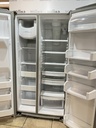 Ge Used Refrigerator Side by Side 36x70 1/2” 