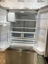 Ge Used Refrigerator French Door Counter Depth 36x69 1/2" (Stainless Steel) 
