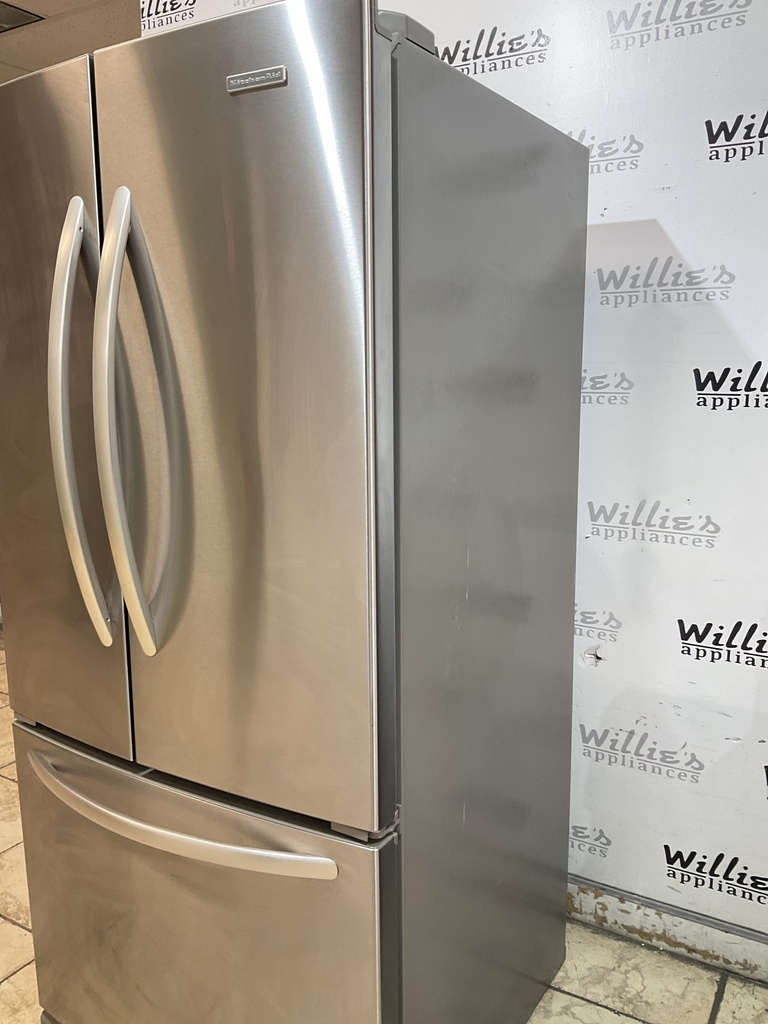 KitchenAid Used Refrigerator French Door 33x69 1/2" (Stainless Steel) 