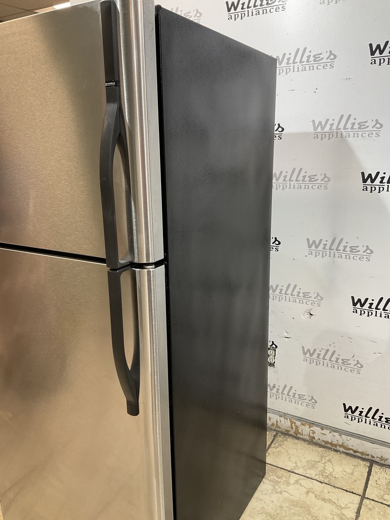 Frigidaire Used Refrigerator Top and Bottom 30x68 1/2’ (Stainless Steel) 