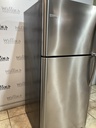 Frigidaire Used Refrigerator Top and Bottom 30x68 1/2” (Stainless Steel) 