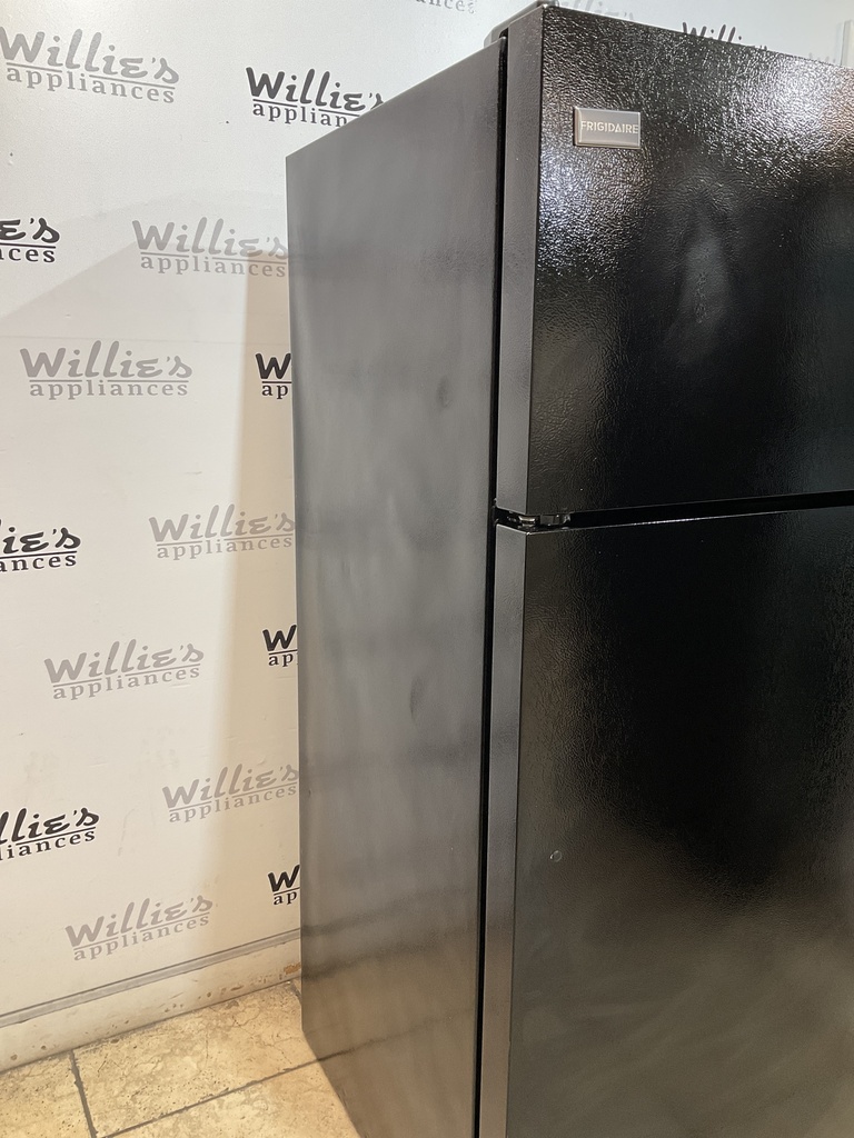 Frigidaire Used Refrigerator Top and Bottom 28x64 1/2” (Black)