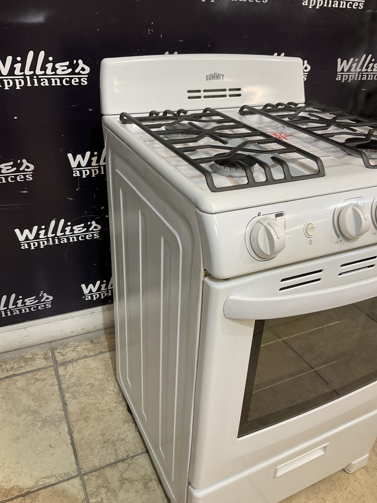 Summit Used Natural Gas Stove 24inches (White)