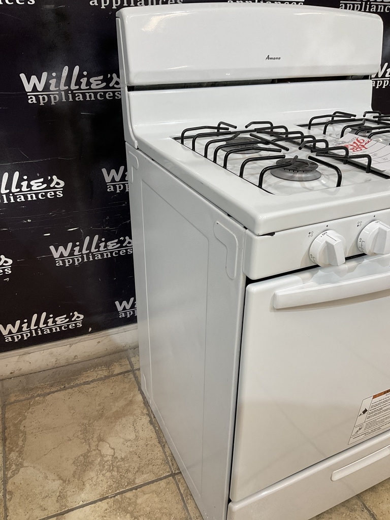 Amana Used Natural Gas Stove 30inches (White)