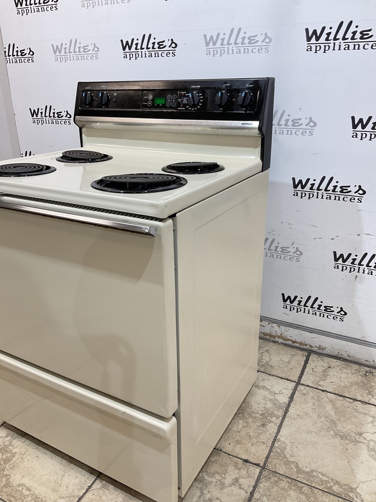 Hotpoint Used Electric Stove 220volts (40/50 AMP) 30inches {no cord} 