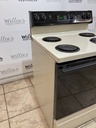 Hotpoint Used Electric Stove 220volts (40/50 AMP) 30inches {no cord} (Bisque/Black)