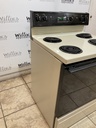 Hotpoint Used Electric Stove 220volts (40/50 AMP) 30inches {no cord} (Bisque/Black)