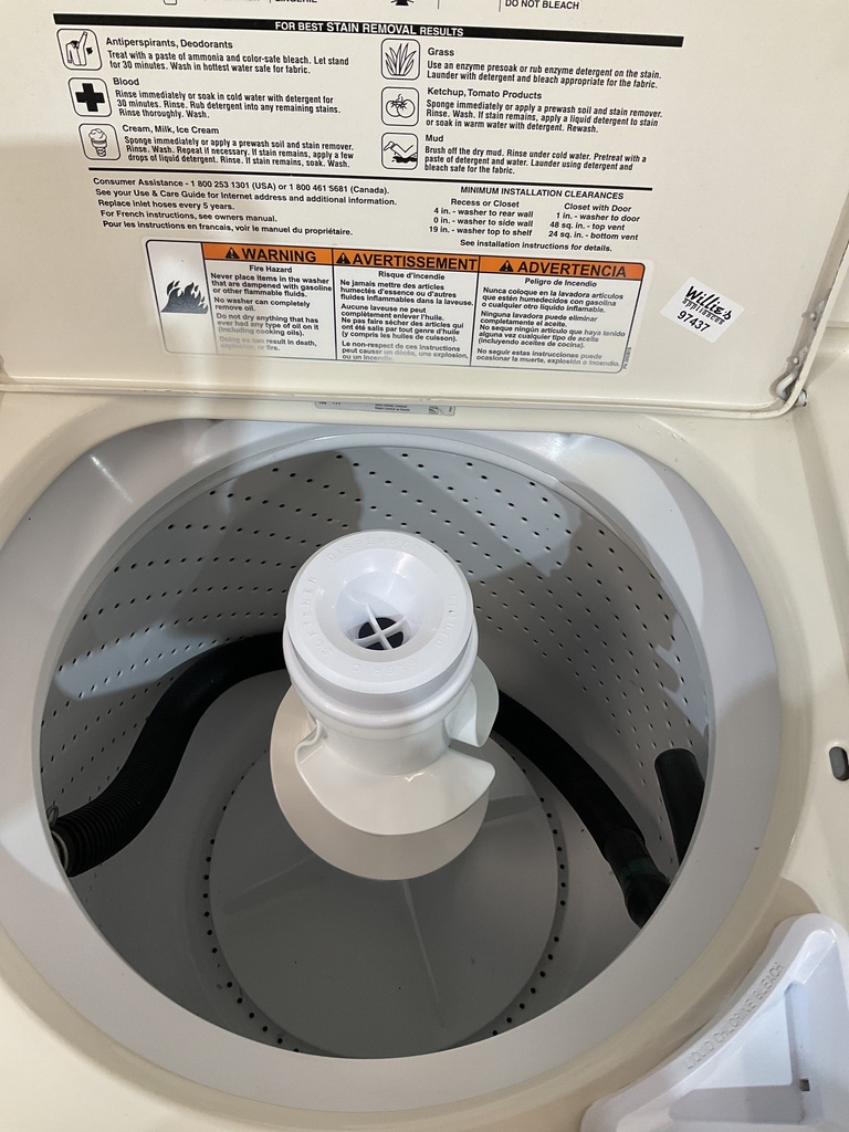 Kenmore Used Washer Top-load 27inches (Bisque)