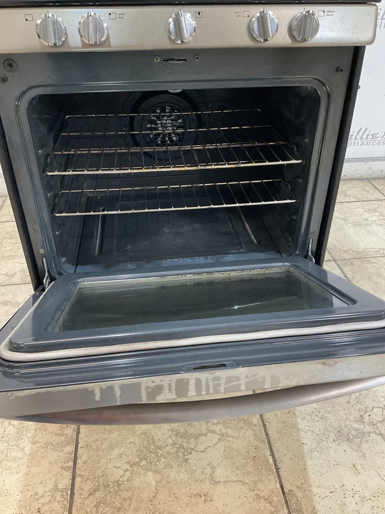 Frigidaire Used Natural Gas Stove 30inches (Stainless Steel)
