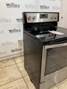 Whirlpool Used Electric Stove 220volts (40/50 AMP) 30inches {3 prong} (Stainless Steel)